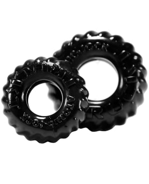 Oxballs TruckT Cock & Ball Ring – Black Pack of 2 by Oxballs product image
