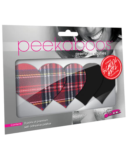 Peekaboos Schoolgirl Hearts O/S by Peekaboos product image