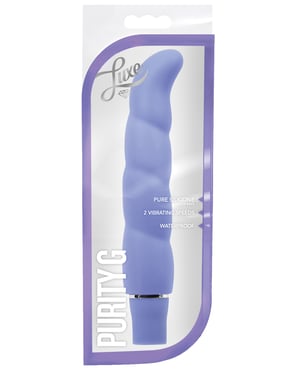 Blush Luxe Purity G Silicone Vibrator – Periwinkle by Luxe product image