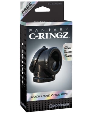 Fantasy C-Ringz Rock Hard Cock Pipe – Black by Fantasy C-Ringz product image