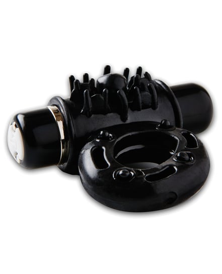 Nu Sensuelle Mate Ultra Bullet Ring Cockring 7 Function – Black by Nu Sensuelle product image