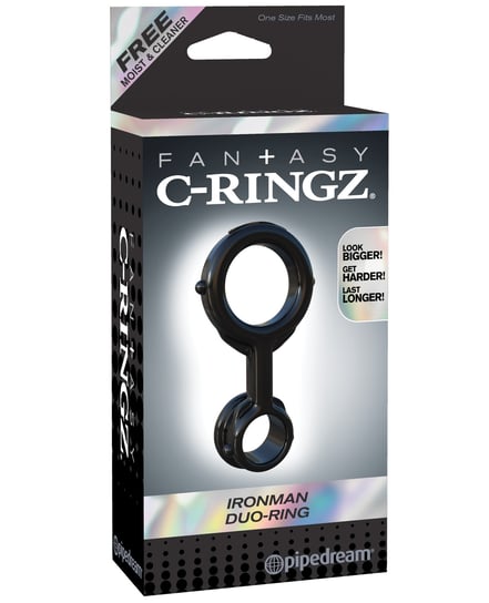 Fantasy C-Ringz Ironman Duo Ring – Black by Fantasy C-Ringz product image