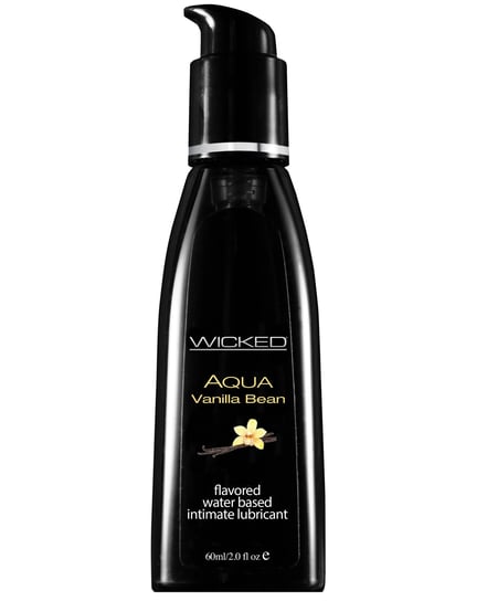 Wicked Sensual Care Aqua Waterbased Lubricant – 2 oz Vanilla Bean by Wicked Sensual Care product image