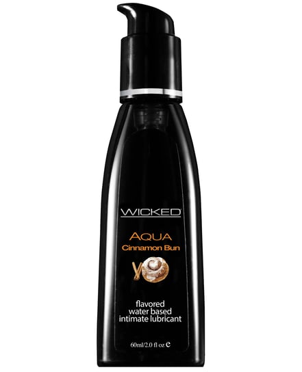 Wicked Sensual Care Aqua Waterbased Lubricant – 2 oz Cinnamon Bun by Wicked Sensual Care product image