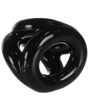 Oxballs Atomic Jock Tri Sport 3 Ring Sling Cockring – Black by Oxballs product image