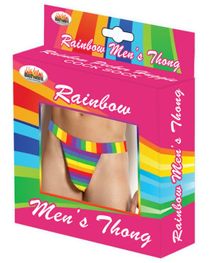 Rainbow Men’s Thong by Hott Products product image