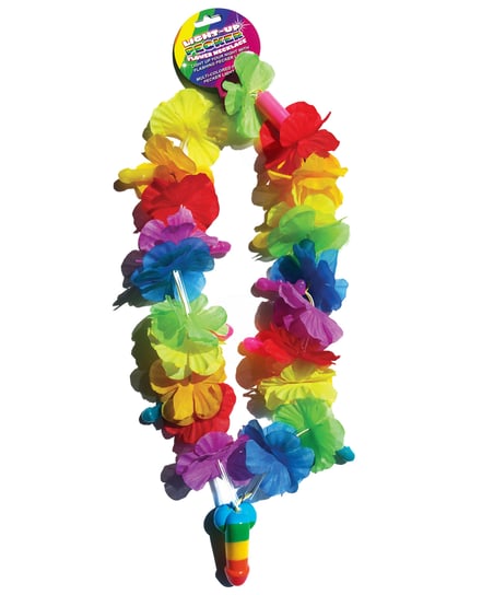 Rainbow Light Up Flower Pecker Necklace by Hott Products product image