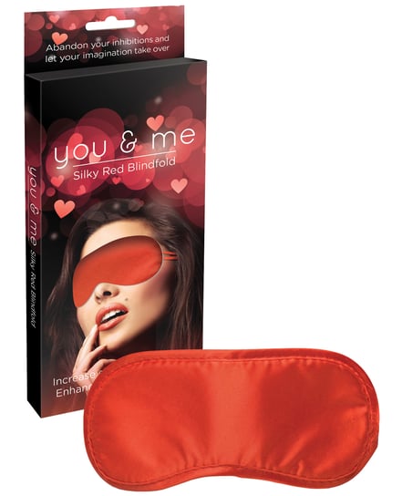 You & Me Silky Red Blindfold by Creative Conceptions product image