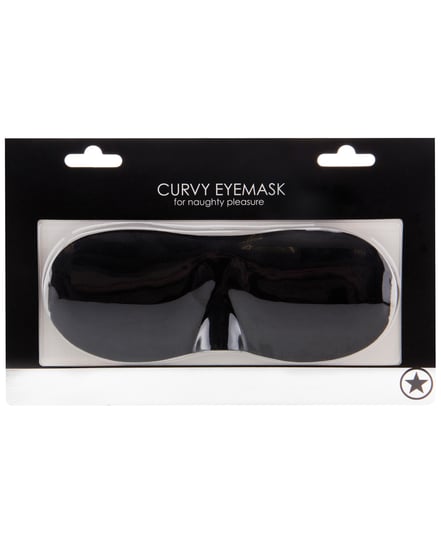Shots Ouch Curvy Eye Mask – Black by Ouch product image