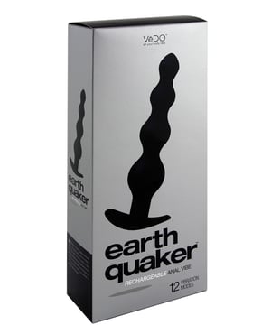 VeDO Earth Quaker Anal Vibe – Just Black by VeDO product image