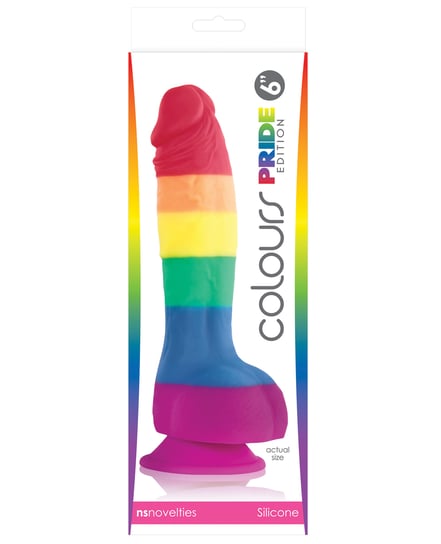 Colours Pride Edition 6″ Dong w/Suction Cup by Colours product image