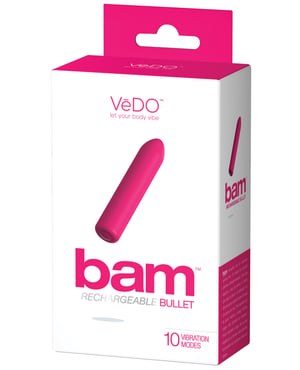 VeDO Bam Rechargeable Bullet – Foxy Pink by VeDO product image