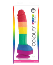 Colours Pride Edition 8″ Dong w/Suction Cup by Colours product image