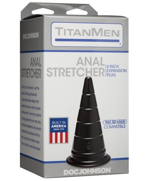 Titanmen 6″ Anal Stretcher – Black by Titanmen product image