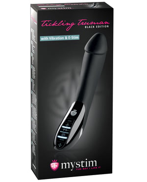 Mystim Tickling Truman eStim Vibrator Black Edition – Black by Mystim product image