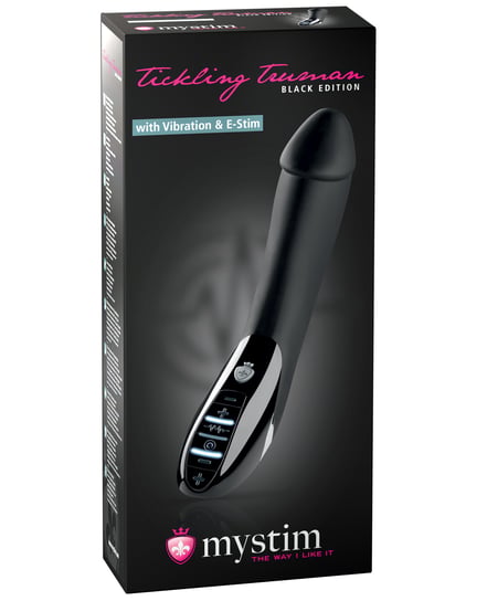 Mystim Tickling Truman eStim Vibrator Black Edition – Black by Mystim product image
