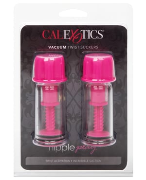 Nipple Play Vacuum Twist Suckers – Pink by Nipple Play product image