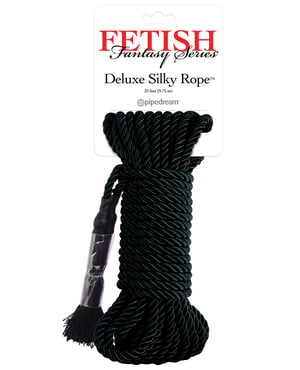 Fetish Fantasy Series Deluxe Silk Rope – Black by Fetish Fantasy Series product image