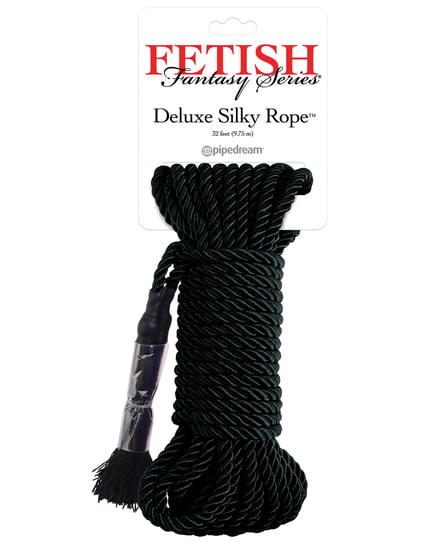 Fetish Fantasy Series Deluxe Silk Rope – Black by Fetish Fantasy Series product image
