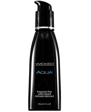 Wicked Sensual Care Aqua Waterbased Lubricant – 8.5 oz Fragrance Free by Wicked Sensual Care product image