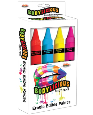 Bodylicious Edible Pens – Pack of 4 by Skinsations product image