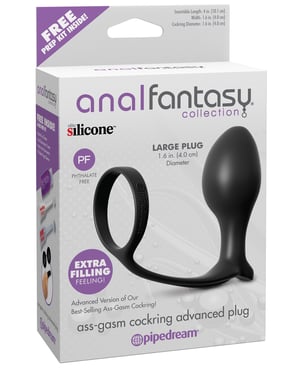Anal Fantasy Collection Ass Gasm Advanced Plug w/Cockring by Anal Fantasy Collection product image