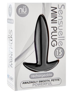 Nu Sensuelle Mini Butt Plug – Black by Nu Sensuelle product image