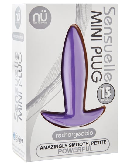 Nu Sensuelle Mini Butt Plug – Purple by Nu Sensuelle product image