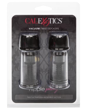 Nipple Play Vacuum Twist Suckers – Black by Nipple Play product image