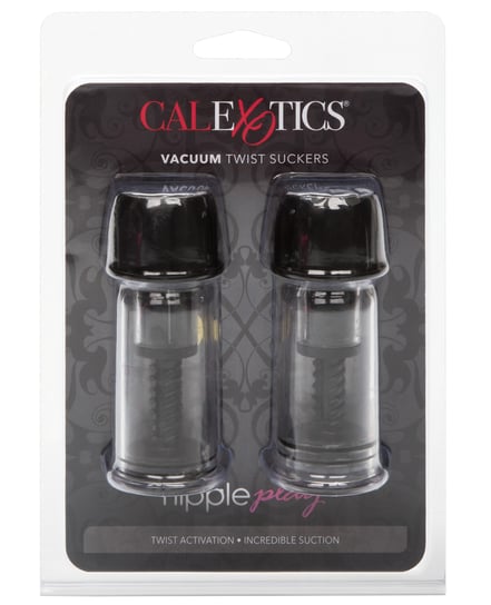 Nipple Play Vacuum Twist Suckers – Black by Nipple Play product image