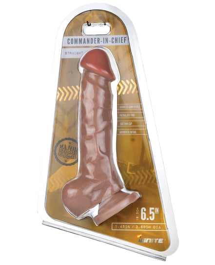 Major Dick Straight w/Balls & Suction Cup Commander in Chief – Caramel by Major Dick product image