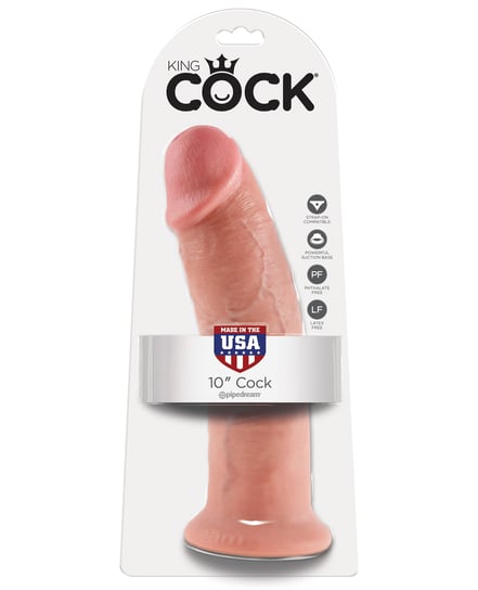 King Cock 10″ Cock – Flesh by King Cock product image