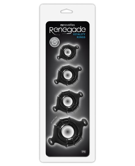 Renegade Vitality Rings – Black by Renegade product image