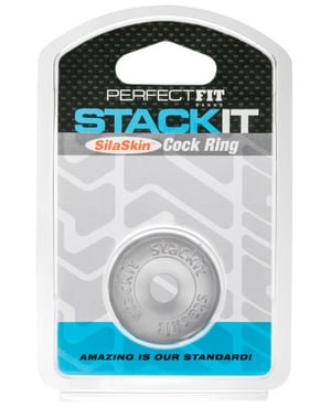 Perfect Fit Stackit Cock Ring – Clear by Perfect Fit product image