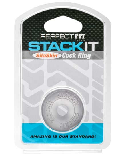 Perfect Fit Stackit Cock Ring – Clear by Perfect Fit product image