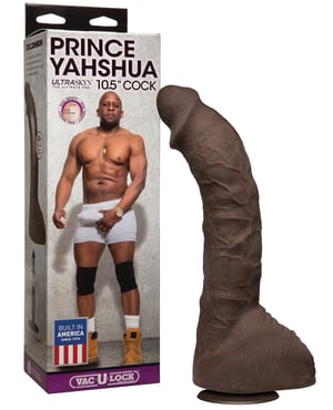 Prince Yahshua ULTRASKYN 10.5″ Cock – Chocolate by Vac-U-lock product image