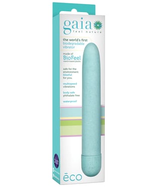 Blush Gaia Biodegradable Vibrator Eco – Aqua by Gaia product image