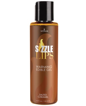 Sizzle Lips Warming Gel – 4.2 oz Salted Caramel by Sensuva product image
