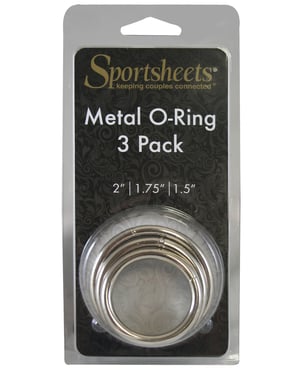 Sportsheets Metal O-Ring – Pack of 3 by Sportsheets product image