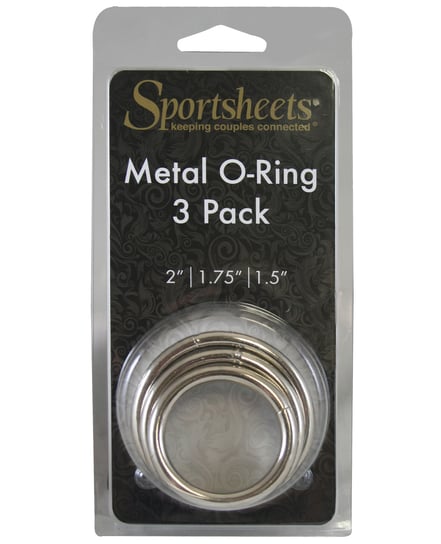 Sportsheets Metal O-Ring – Pack of 3 by Sportsheets product image