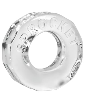 Oxballs Atomic Jock Sprocket Cockring – Clear by Oxballs product image
