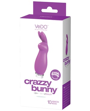 VeDO Crazzy Bunny Rechargeable Bullet – Perfectly Purple by VeDO product image