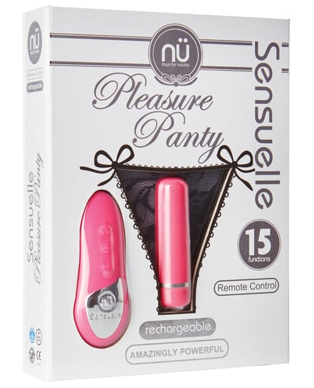 Nu Sensuelle Pleasure Panty Bullet w/Remote Control 15 Function – Pink by Nu Sensuelle product image