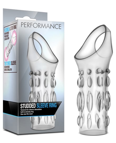 Blush Performance Studded Sleeve Ring – Clear by Performance product image