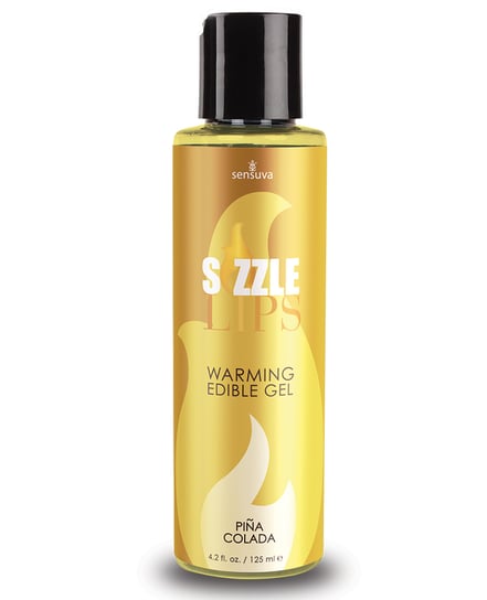 Sizzle Lips Warming Gel – 4.2 oz Pina Colada by Sensuva product image