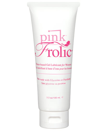 Pink Frolic Gel Lubricant – 3.3 oz Flip Top Tube by Pink product image