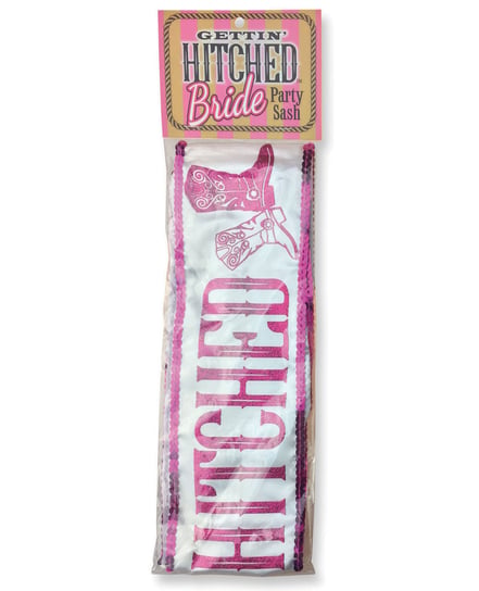 Gettin’ Hitched Bride Sash by Little Genie product image