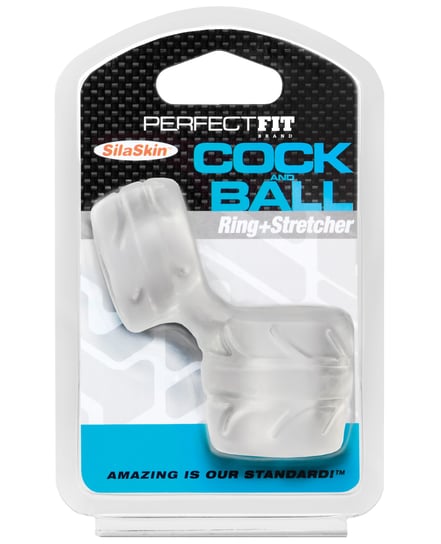 Perfect Fit SilaSkin Cock & Ball Ring – Clear by Perfect Fit product image