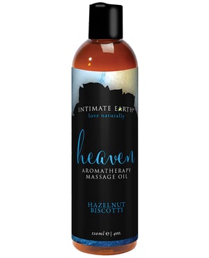 Intimate Earth Heaven Massage Oil – 120 ml Hazelnut Biscotti by Intimate Earth product image