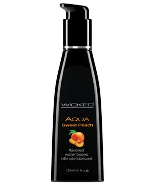 Wicked Sensual Care Waterbased Lubricant – 4 oz Sweet Peach by Wicked Sensual Care product image